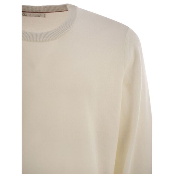 Brunello Cucinelli Men Pure Cashmere Crew-Neck Sweater